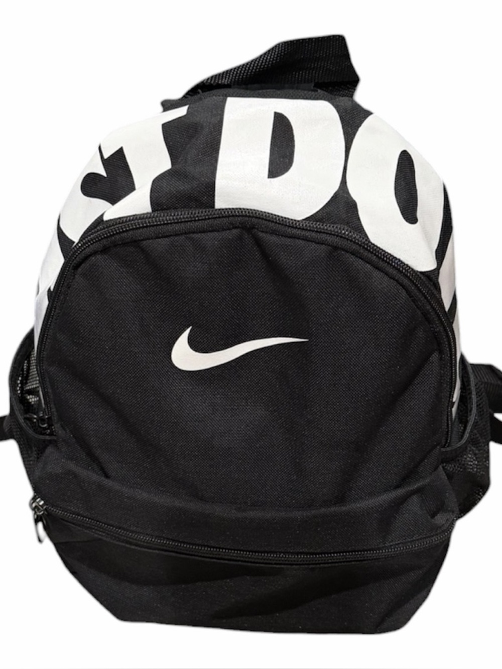 Nike mini Black & White Swoosh Backpack